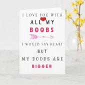 Funny I Liebe You Card für Ihm Ehemann Karte (Gelbe Blume)