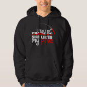 Funny I Like Her Bobbers She Likes My Pole Couple Hoodie (Vorderseite)