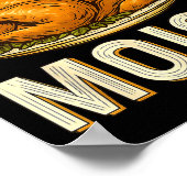 Funny I Like It Moist Turkey Thanksgiving For Men  Poster (Ecke)