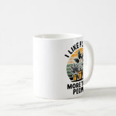 Funny I Like Plants More Than People Design  Kaffeetasse (VorderseiteRechts)