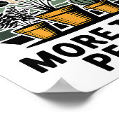 Funny I Like Plants More Than People Design  Poster (Ecke)