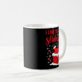 Funny I Like To Slide Inside Santa Ugly Christmas  Kaffeetasse (VorderseiteRechts)