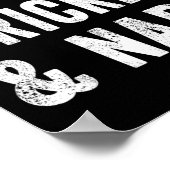 Funny I Love Cricket And Naps Bearded Cricket Dad  Poster (Ecke)