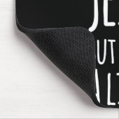 Funny I Love Jesus But I Cuss A Little Shirt Chris Mousepad (Ecke)