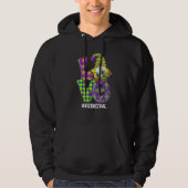 Funny I Love Mardi Gras Assistant Principal Gnome Hoodie (Vorderseite)