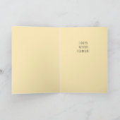 Funny I Love You with Every Pizza My Heart Karte (Innenseite)