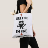 Funny "I m Fine" Arrows Cartoon T - Shirt Tasche (Von Nahem)