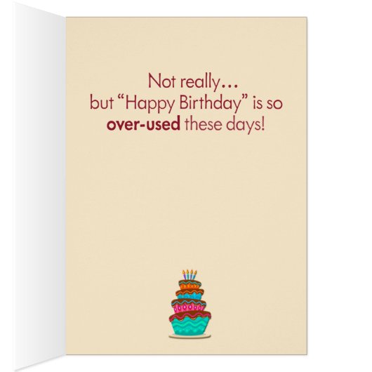 Funny "I’m Pregnant" Button-Up Girl Birthday Card (Innen (Rechts))