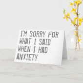 Funny "I m Sorry" Card Karte (Gelbe Blume)