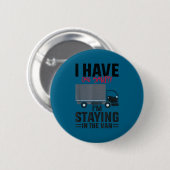 Funny I’m Staying In The Van Phasmophobia Gamer Me Button (Vorne & Hinten)