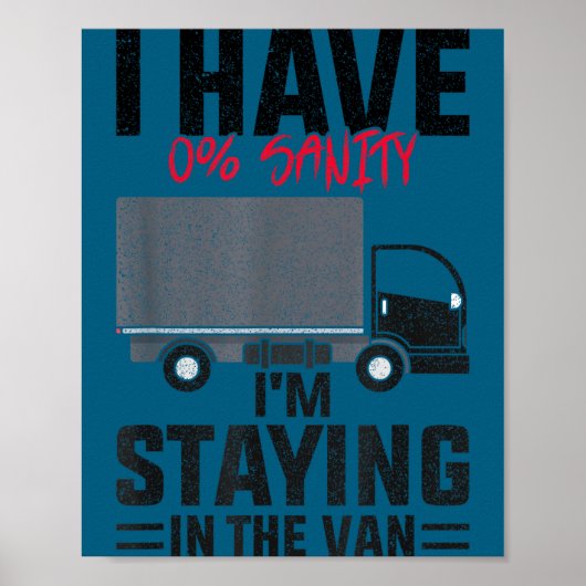 Funny I’m Staying In The Van Phasmophobia Gamer Me Poster (Vorne)