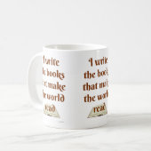 Funny I Make World Lese Cheeky Slogan Kaffeetasse (Vorderseite Links)