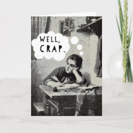 Funny I Miss You Vintag Illustration Karte