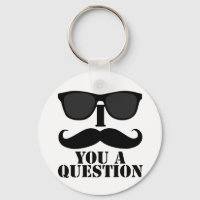 Funny I Moustache You A Question Black Sunglasses