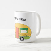 Funny I schlafe um RV Latte Tasse (VorderseiteRechts)