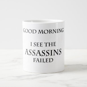 Funny I See Assassins Versagt Jumbo-Tasse