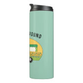 Funny I Sleep Around RV Camper Thermosbecher (Nach rechts gedreht)