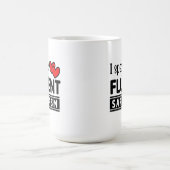 Funny I Speak Fluent Sarcasm Kaffeetasse (Mittel)