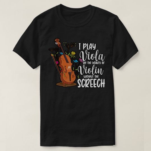 Funny I spiele Viola Violin Violinist Klassischer T-Shirt (Design vorne)