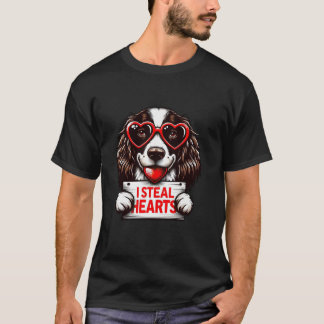 Funny I Stearts Hund Englisch Springer Spaniel T-Shirt