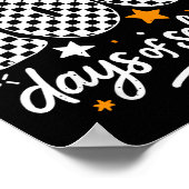 Funny I Survived 100 Days Of School Student Teache Poster (Ecke)