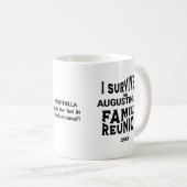 Funny I Survived Family Wiedersehen Personalized M Kaffeetasse (VorderseiteRechts)
