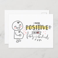 Funny I testete positive Schwangerschaftsankündigu