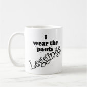 Funny I Trage die Leggings Kaffeetasse (Links)