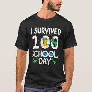 Funny I-überlebte 100 Masked-School Days-Unicorn T-Shirt