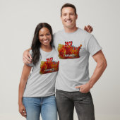 Funny I überlebte US Summer Heat Wave Map T-Shirt (Unisex)