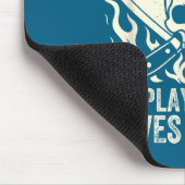 Funny I Was Made To Play With Knives And Fire Culi Mousepad (Ecke)