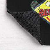Funny I wirklich wie Dminton Sprichwort Geschenk Mousepad (Ecke)