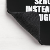 Funny I Wish I Had Serotonin Instead Of This Huge  Mousepad (Ecke)