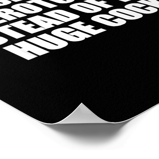 Funny I Wish I Had Serotonin Instead Of This Huge  Poster (Ecke)