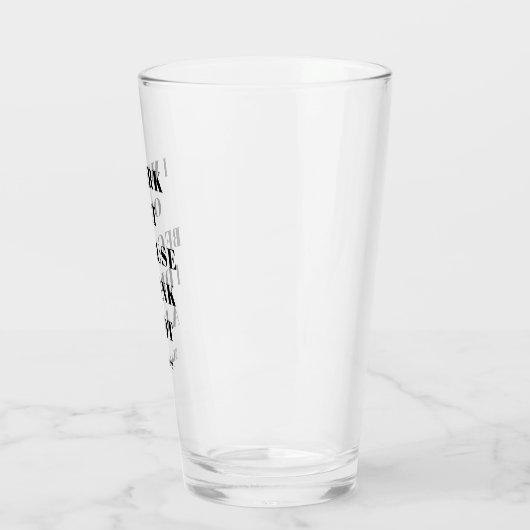 Funny I Work Out Gymnastik Zitat Personalisiert Glas (Links)