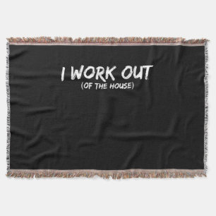 Funny I Workout Shirt For Gym Ratten - Quarantine Decke