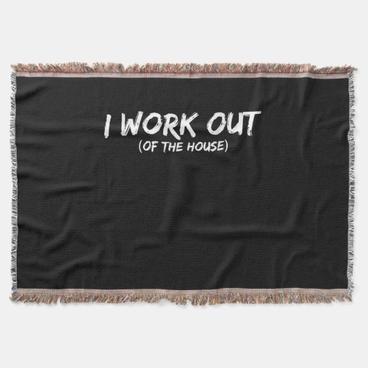 Funny I Workout Shirt For Gym Ratten - Quarantine Decke (Vorderseite)
