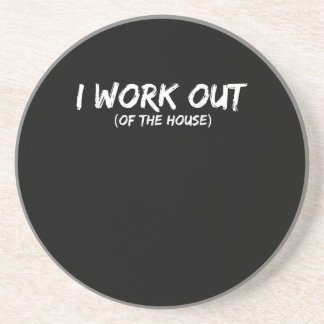 Funny I Workout Shirt For Gym Ratten - Quarantine Getränkeuntersetzer