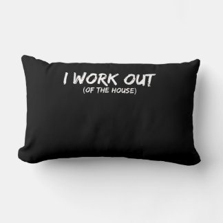 Funny I Workout Shirt For Gym Ratten - Quarantine Lendenkissen