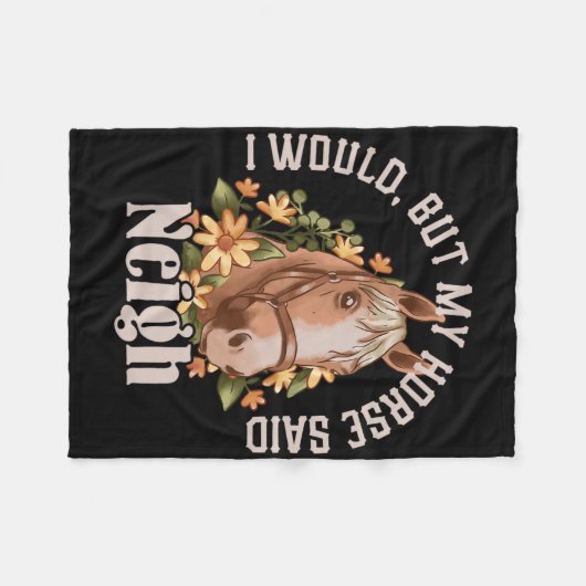 Funny "i würde fleecedecke (Vorderseite (Horizontal))
