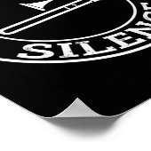 Funny I zerstöre Stille Trombone Trumpet Player Tr Poster (Ecke)