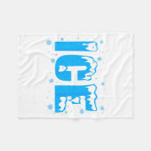 Funny Ice Costume Halloween 2024 Family Matching  Fleecedecke (Vorderseite (Horizontal))