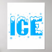 Funny Ice Costume Halloween 2024 Family Matching Poster (Vorne)