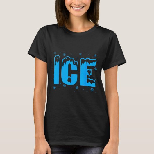 Funny Ice Costume Halloween 2024 Family Matching T-Shirt (Vorderseite)