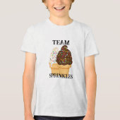 Funny Ice Cream Quotes Kid's Sprinkles Spaß Tri-Blend Shirt (Vorderseite)