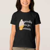 Funny Ice Creme Zitat, Redewendungen Personalisier Tri-Blend Shirt (Vorderseite)