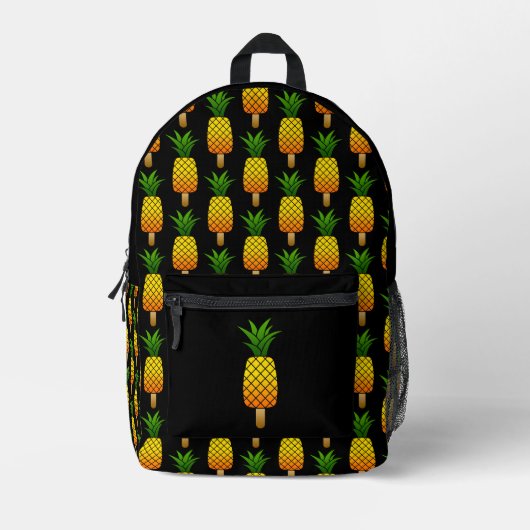 Funny Ice Drop Ananas Erfrischend Sommerfrüchte Bedruckter Rucksack (Vorderseite)