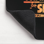 Funny Ice Fishing Art für Männer Fischer Eis Fishi Mousepad (Ecke)