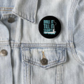 Funny Ice Fishing Design für Männer Frauen Eisfisc Button (Beispiel)