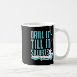 Funny Ice Fishing Design für Männer Frauen Eisfisc Kaffeetasse